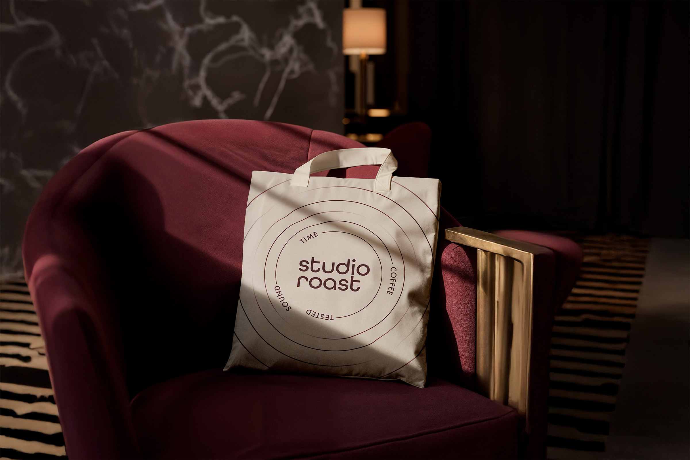 Studio Roast Tote Bag Mockup